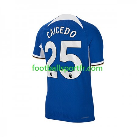 Tenue Chelsea Moises Caicedo 25 Domicile 2023-2024 Maillot de Foot